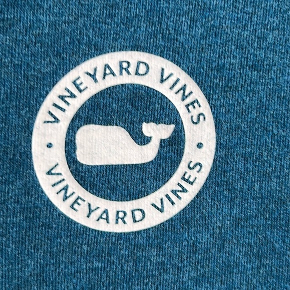 Vineyard Vines 1/4 Snap Button Blue Pink Pullover Size S - Picture 2 of 13